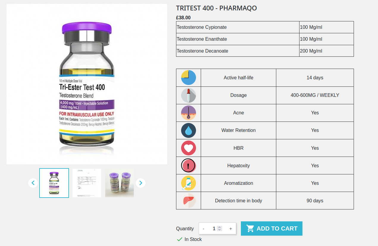 Tri Test 400 Power Anabolics